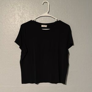 Aritzia babaton black tee size L